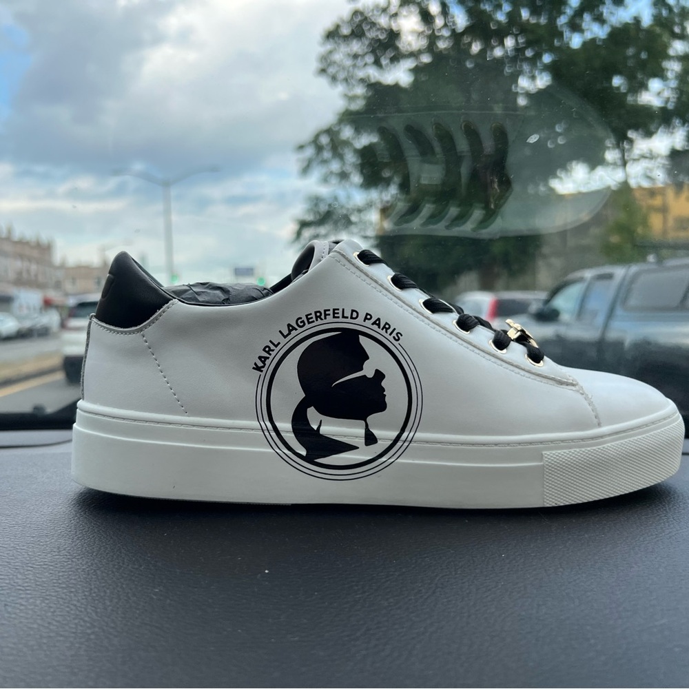Karl Lagerfeld Women’s Sneakers New With Box - Picture 2 of 5